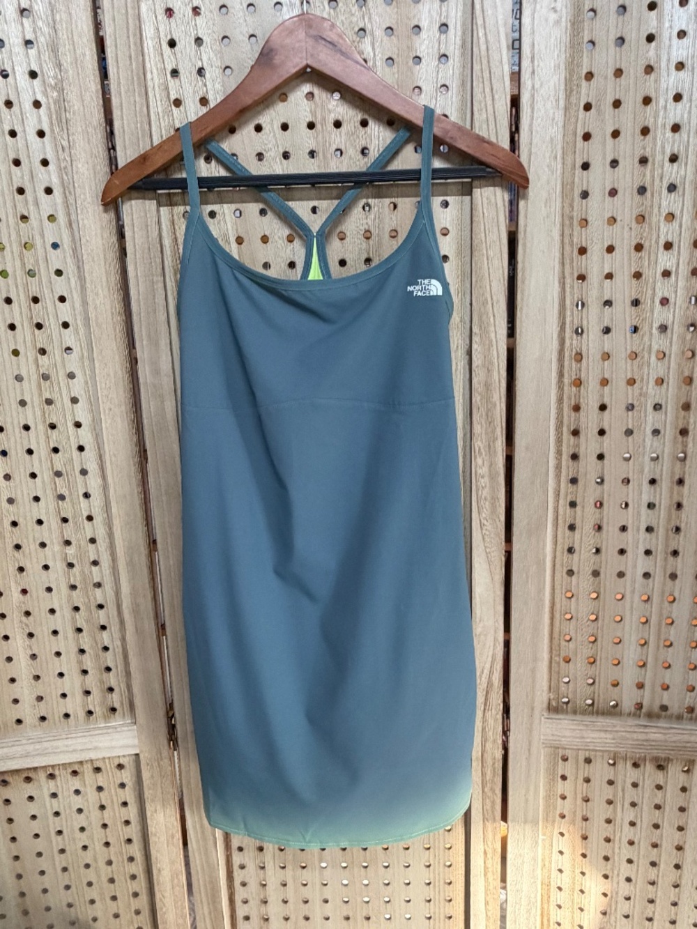 The North Face Athletic Dress Built-In Shorts Blue Green XS